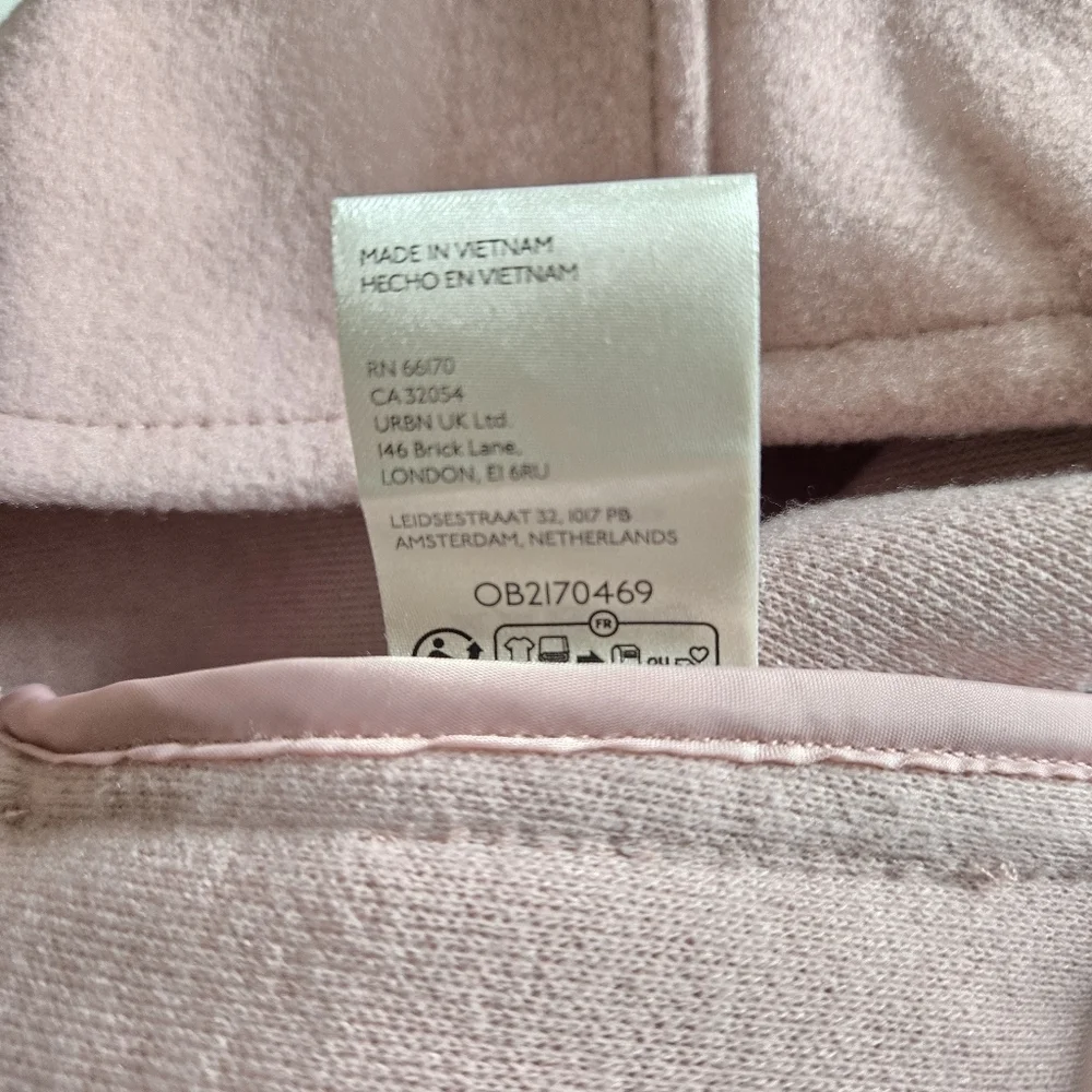 New Without Tag Free People We The Free Lola Pink Shirt Jacket Small NWOT